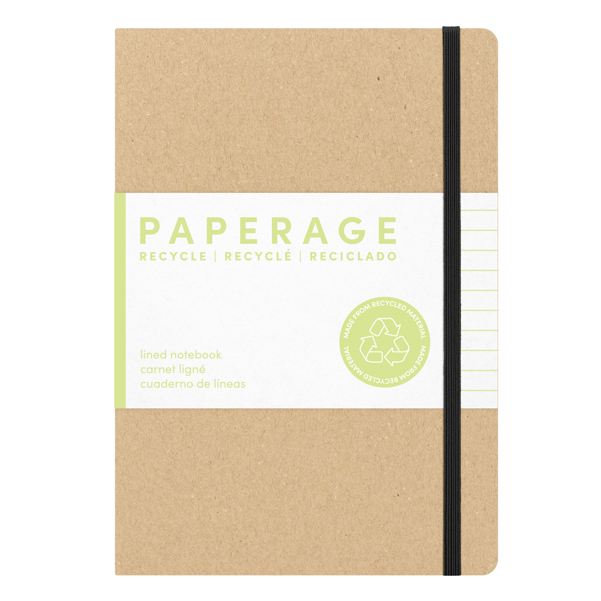 Recycled Casebound Lined Journal Notebook
