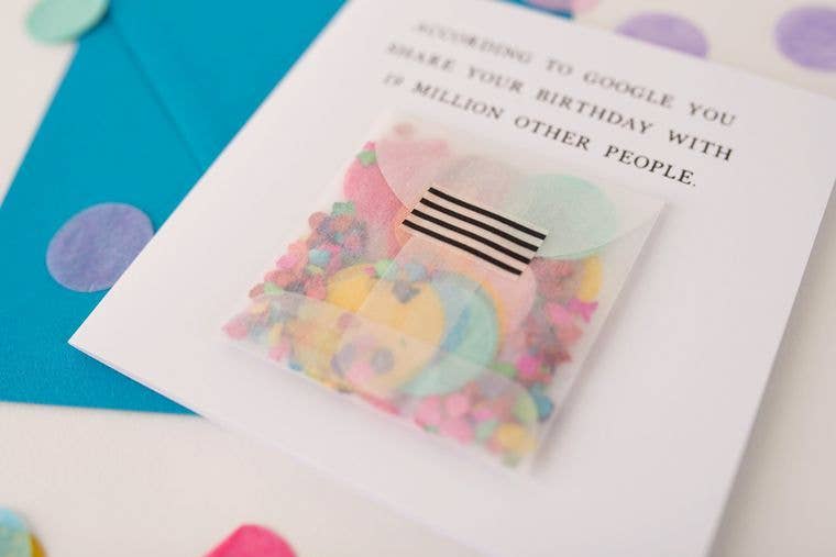 Birthday Confetti Greeting Card