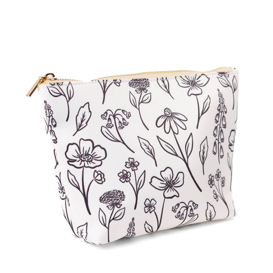 Floral Carry-All Pouch