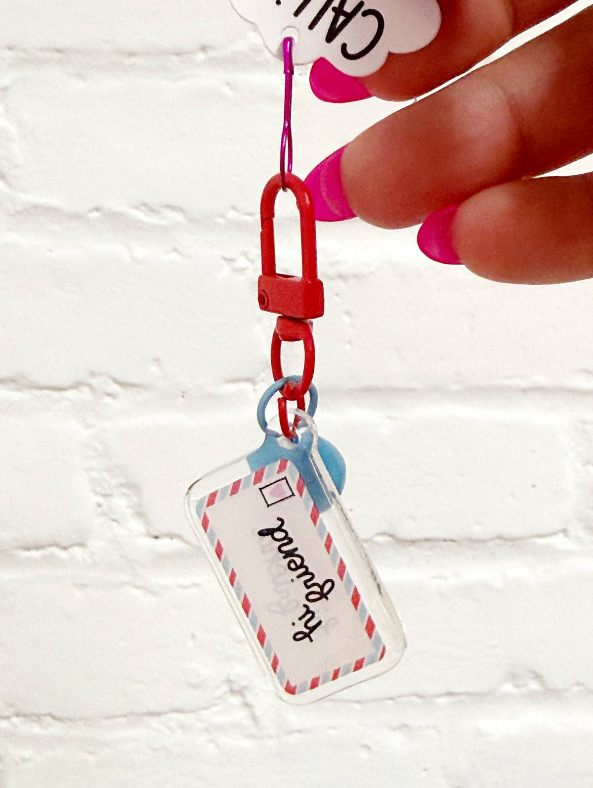 Pen Pal Envelope Mini Bag Charm