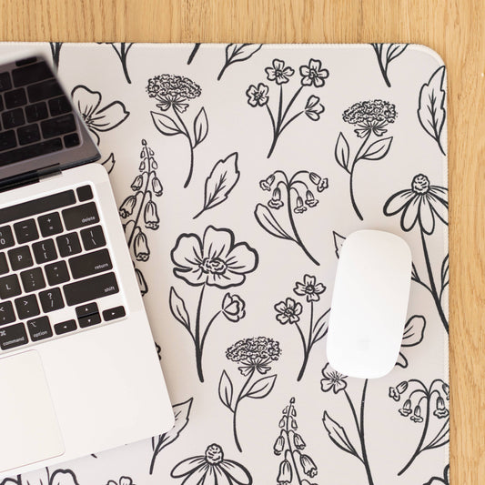 Floral Desk Pad