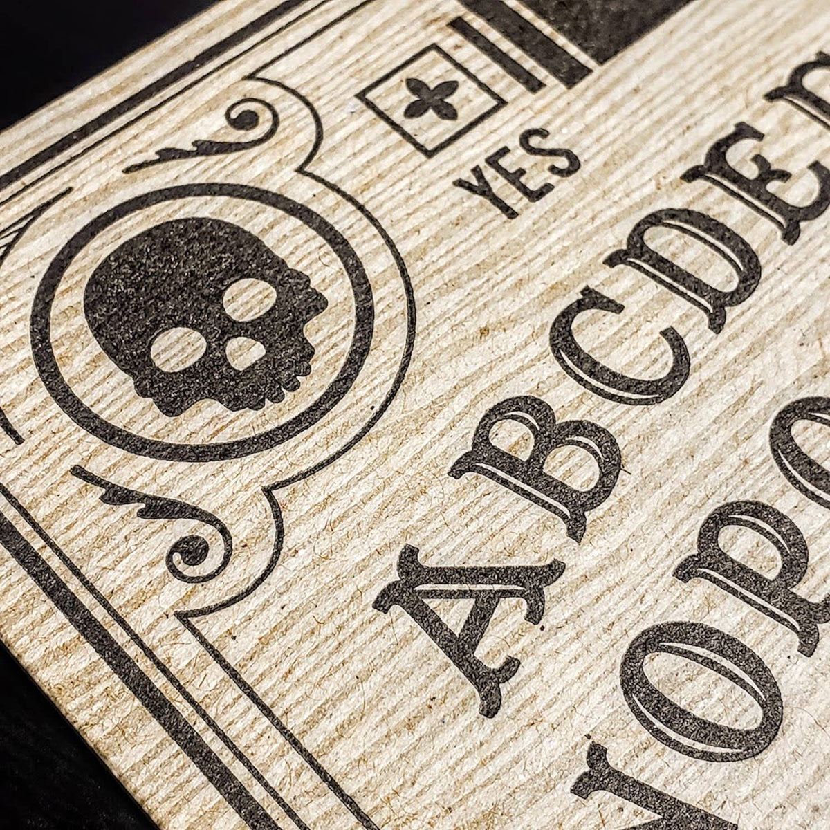 Mini Spirit Board - Letterpressed Ouija Board