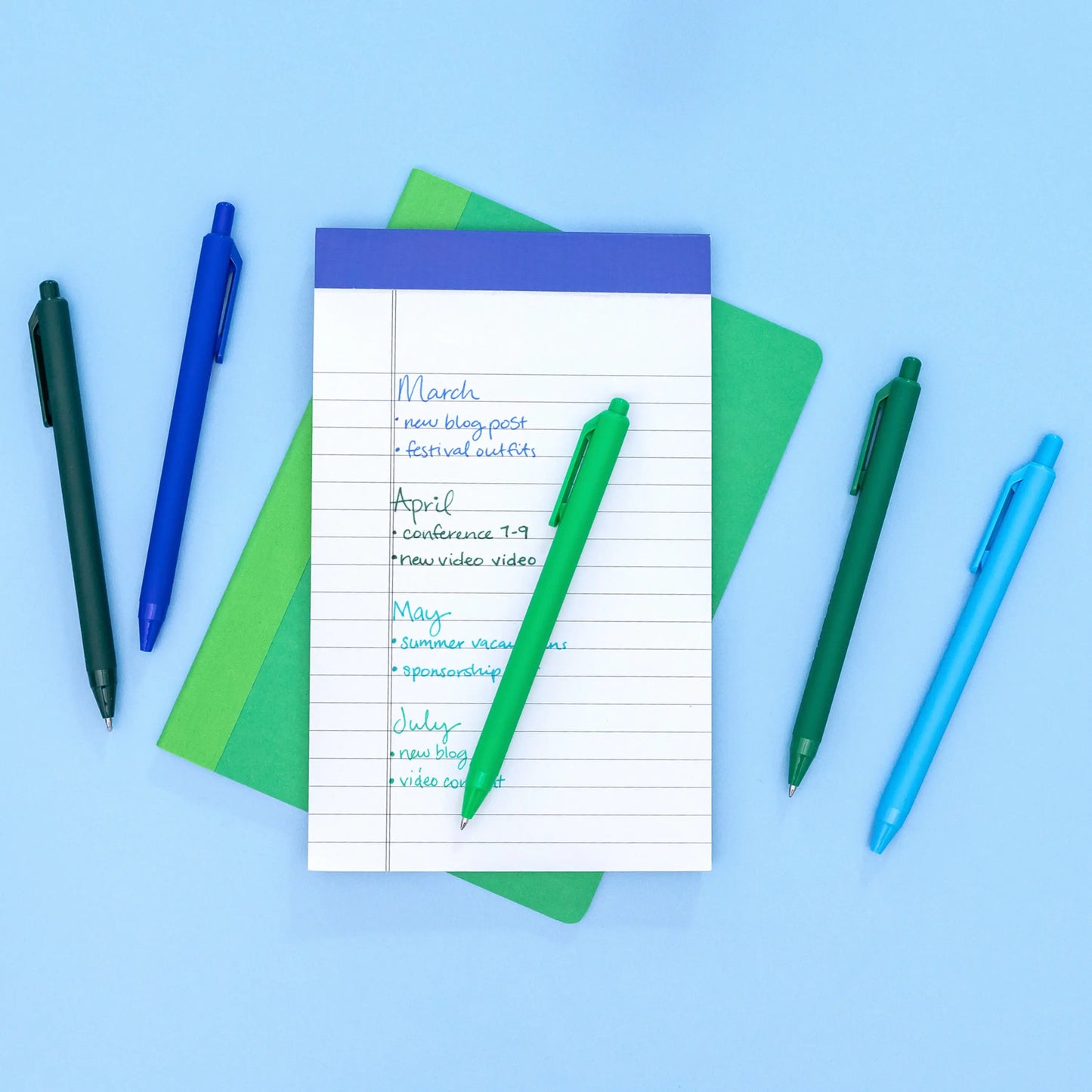 Retractable Gel Pens Rainbow