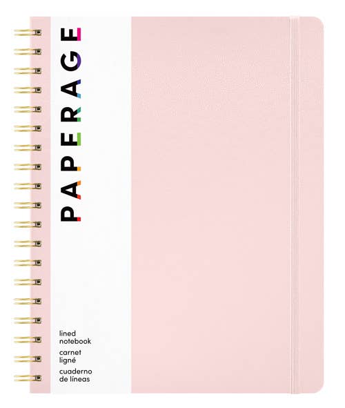 Large B5 Spiral Lined Journal – Available in 6 Colors