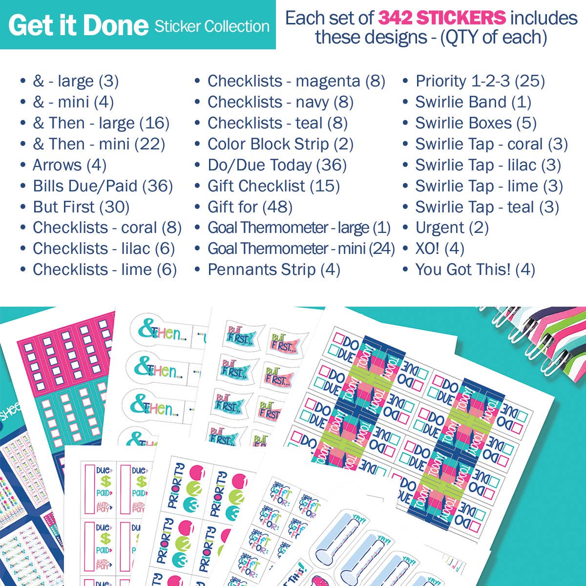 Planner Stickers for Productivity & Planning