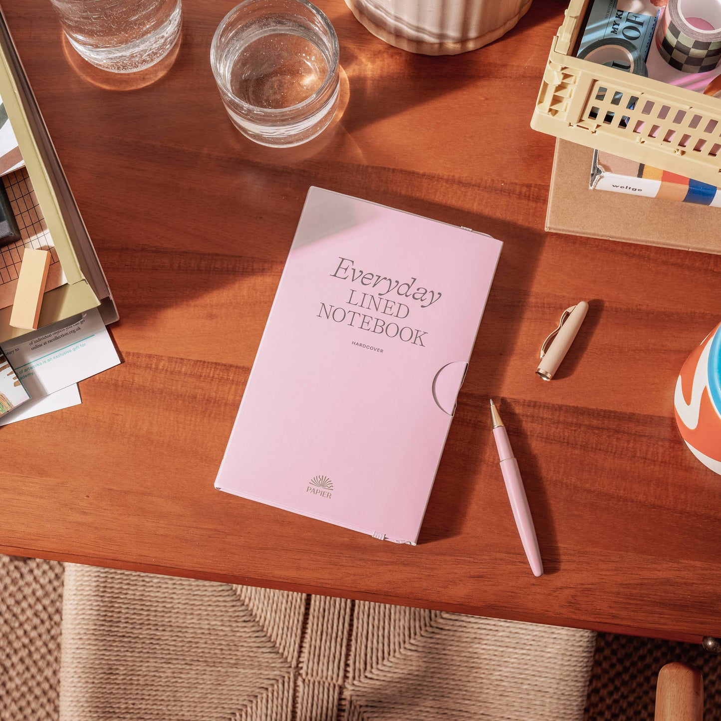 Lilac Lined Notebook, PU Leather, Hardcover - Everyday