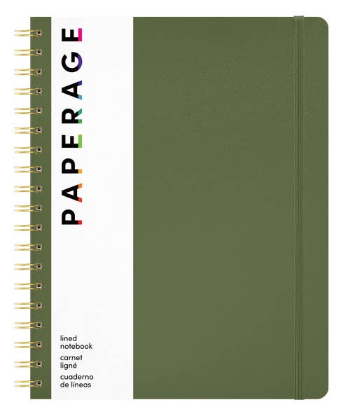 Large B5 Spiral Lined Journal – Available in 6 Colors