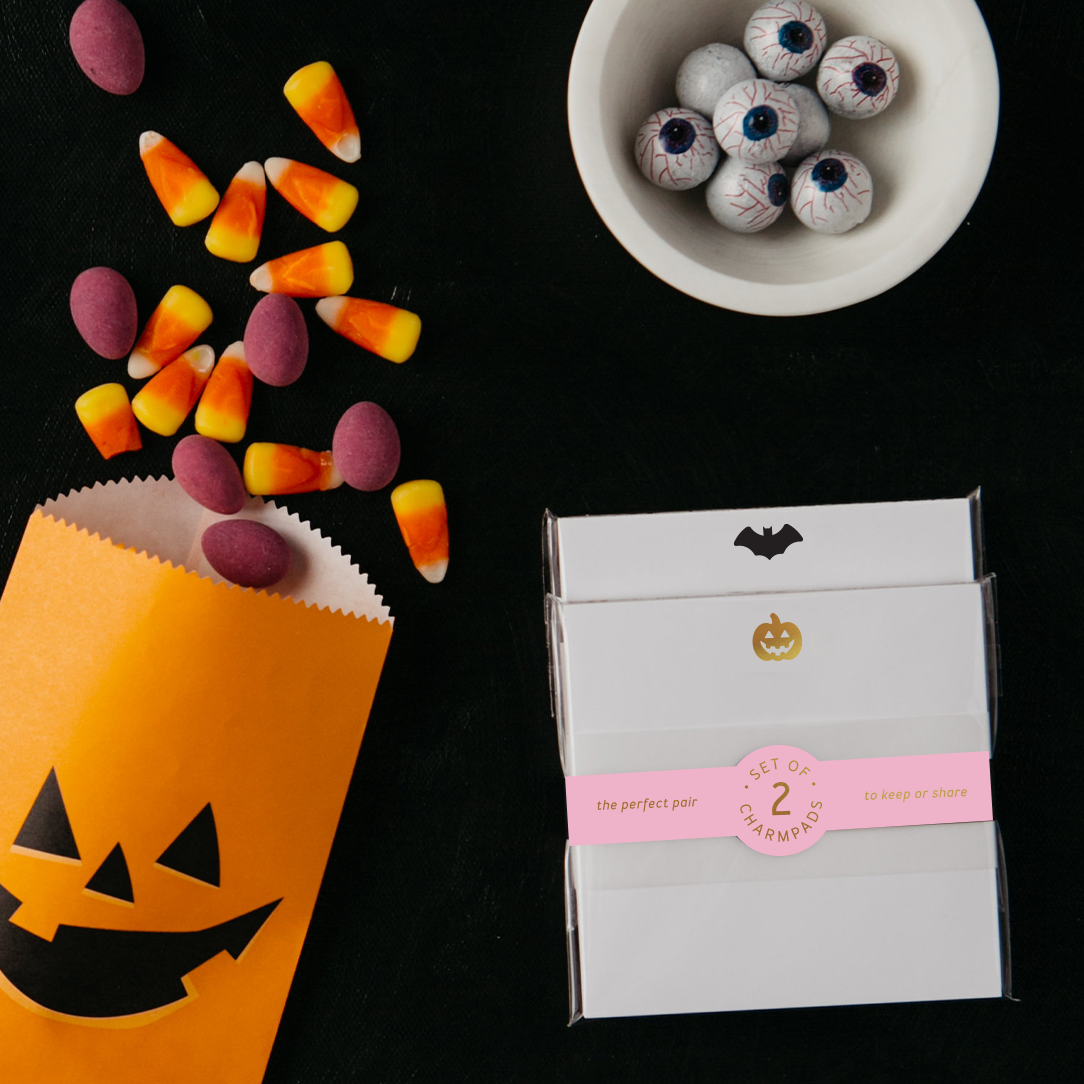 2 Pack Charmpad® // Bat + Jack-o'-Lantern