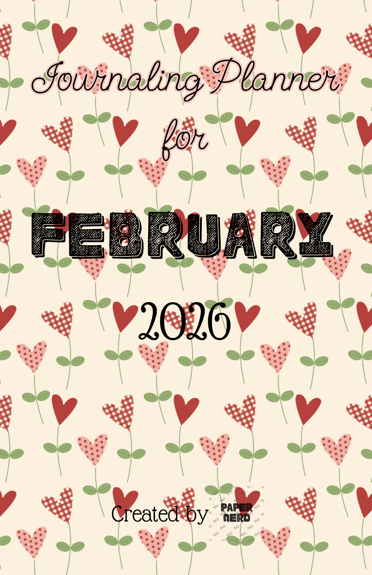 February Journaling Planner (US Letter)-download