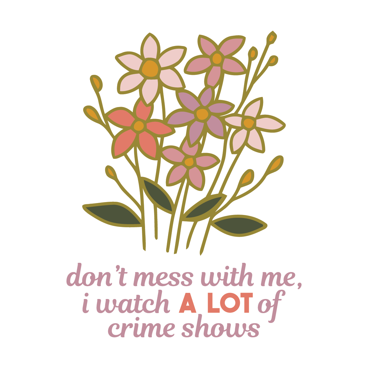 True Crime Vinyl Sticker