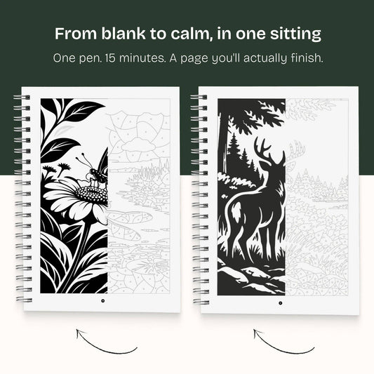 Animal Edition-One Color Coloring Book