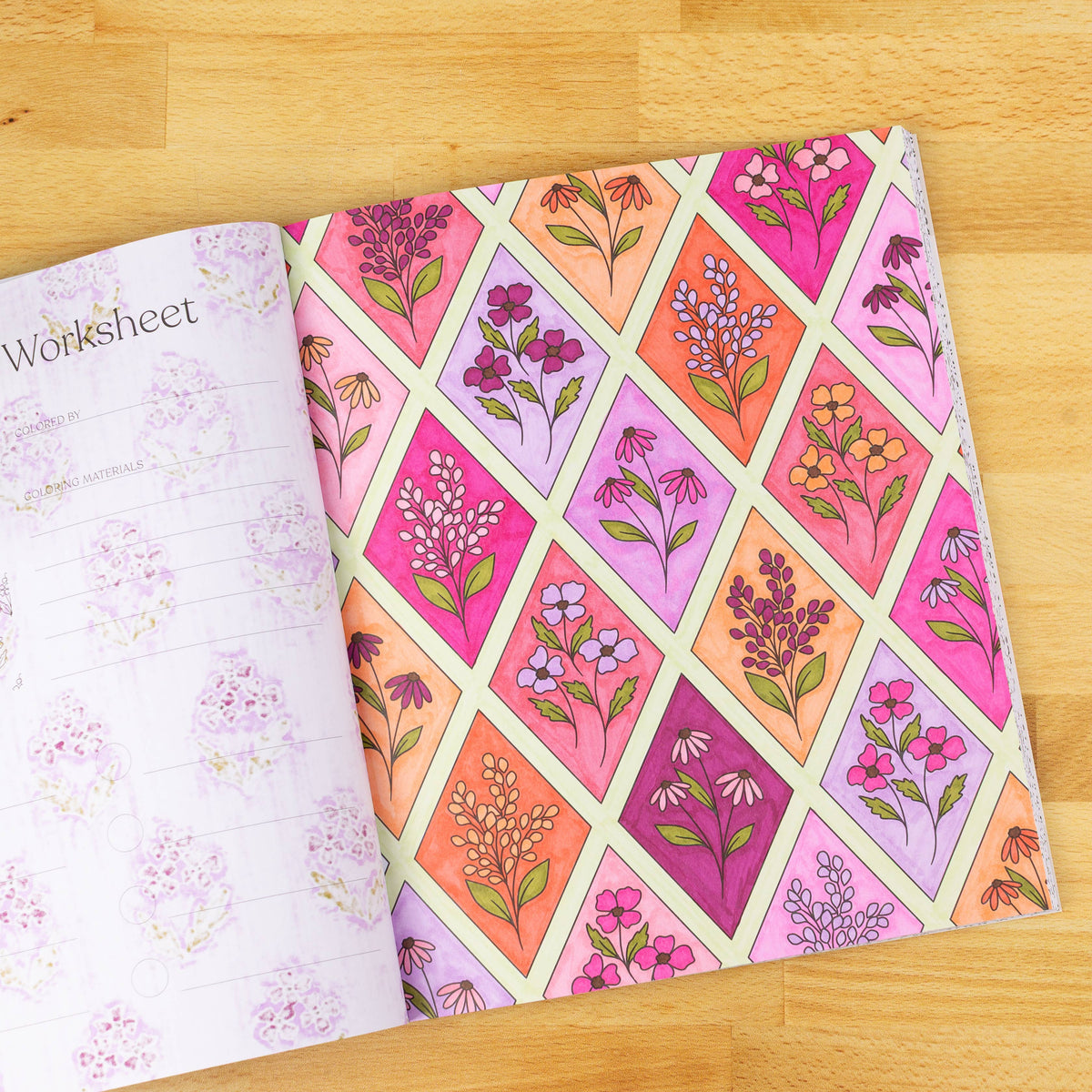 Wallflowers Coloring Book
