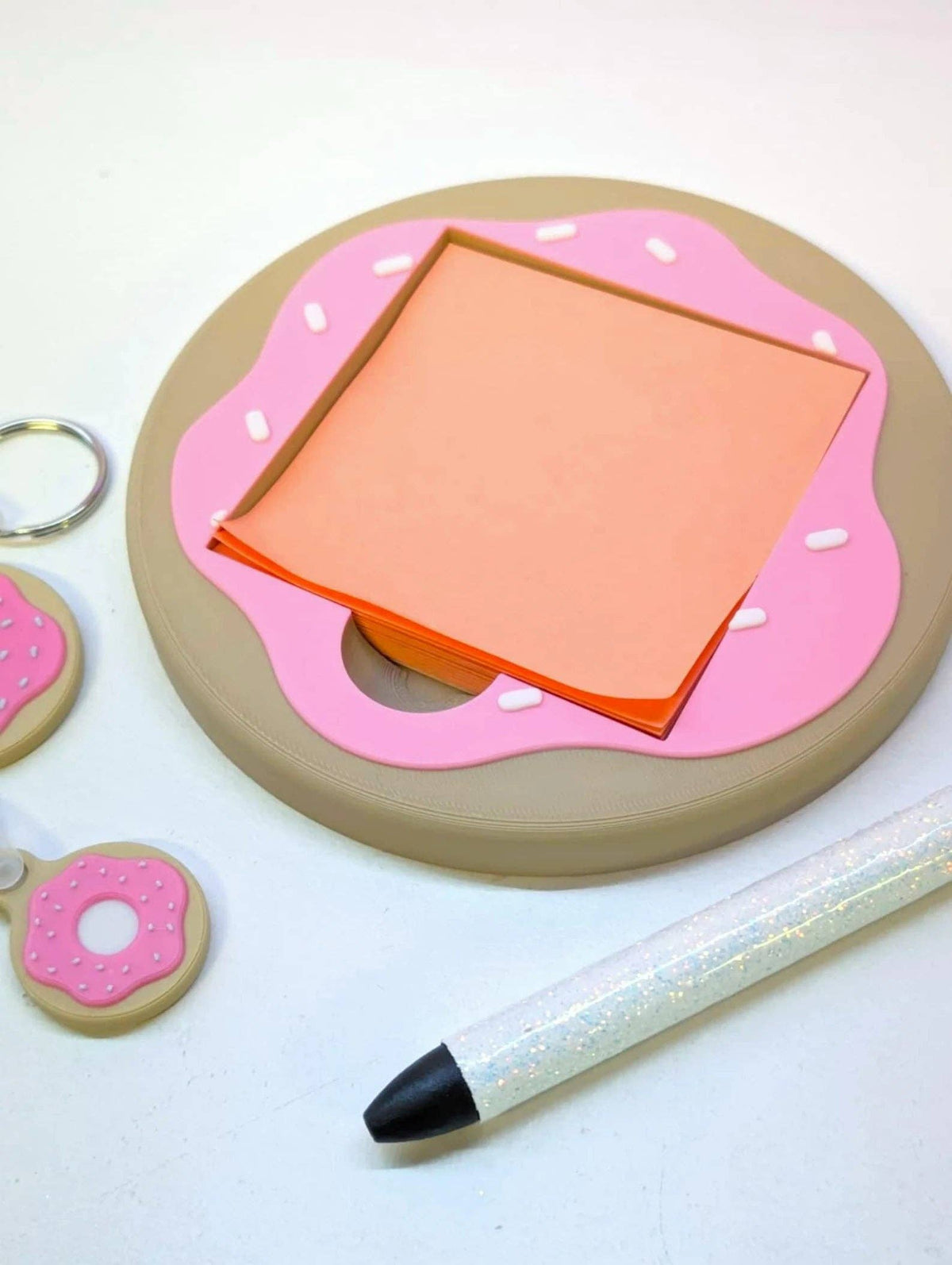 Sticky Note Holder - Sprinkle Doughnut