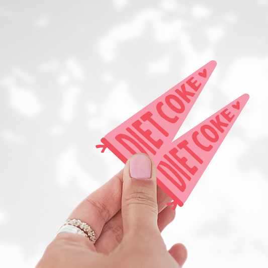Diet Coke Banner Sticker