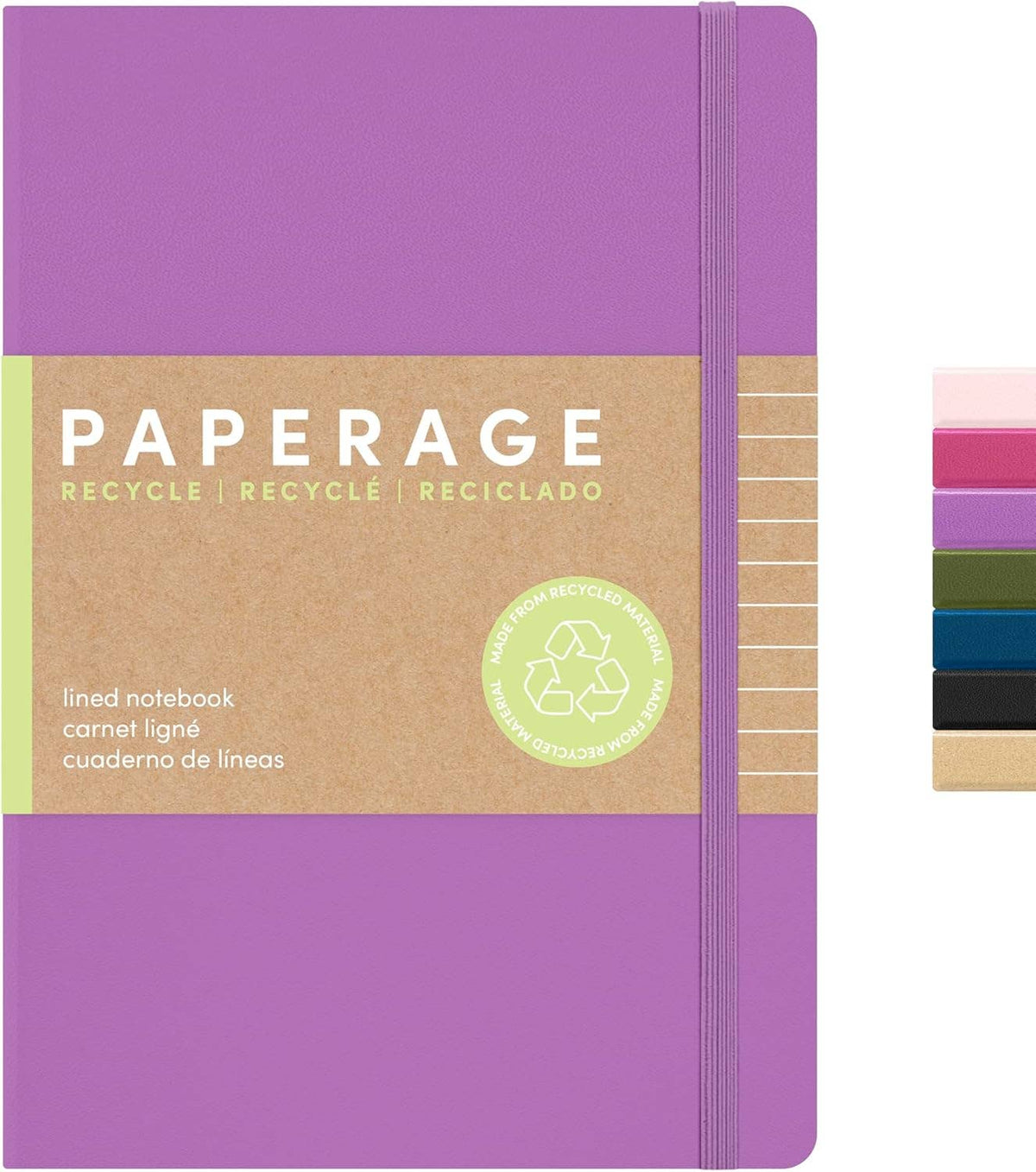 Recycled Casebound Lined Journal Notebook