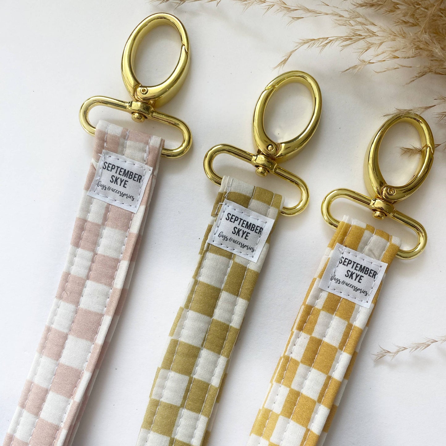 Checkered Key Fob