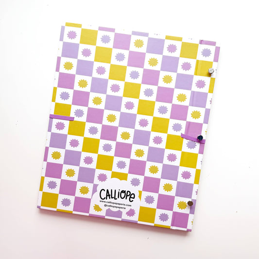Checks & Stars Art Journal