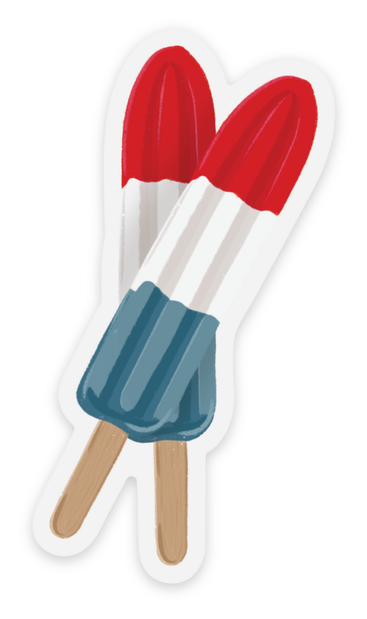 Summer Popsicles Sticker