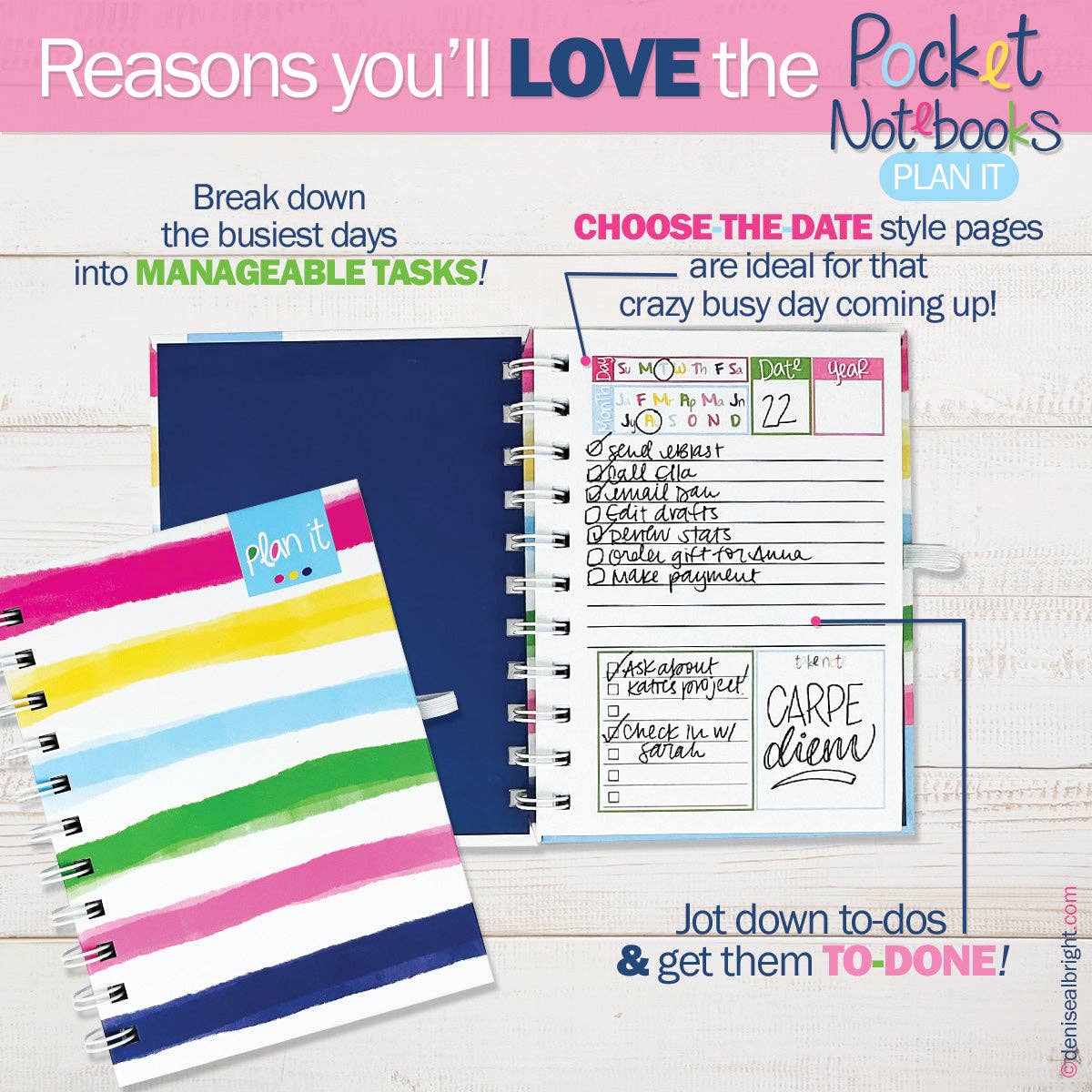 Pocket Notebooks | List, Plan, Doodle