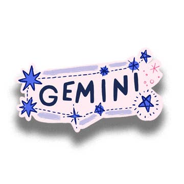 Gemini Vinyl Sticker