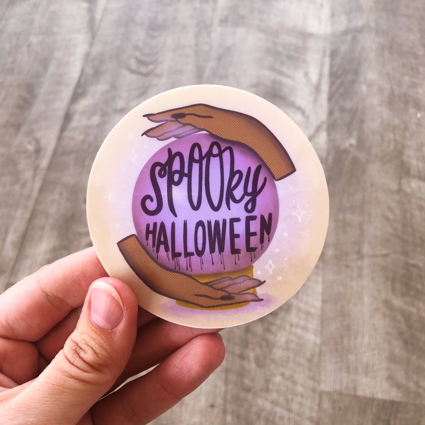 Spooky Halloween Vinyl Sticker