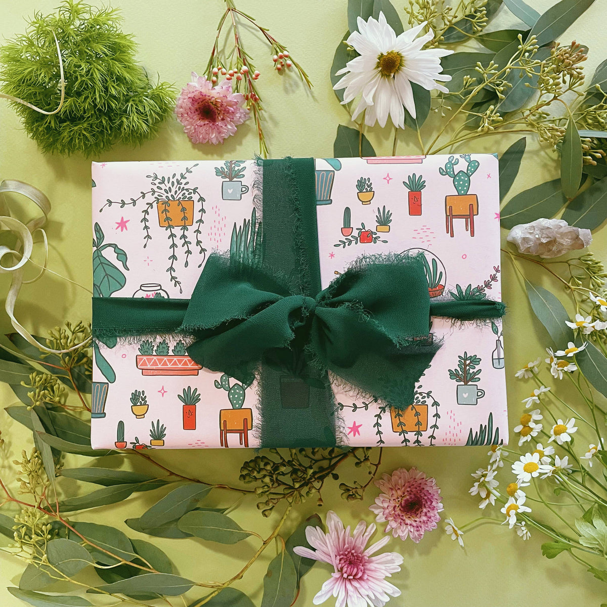 House Plants Wrapping Paper