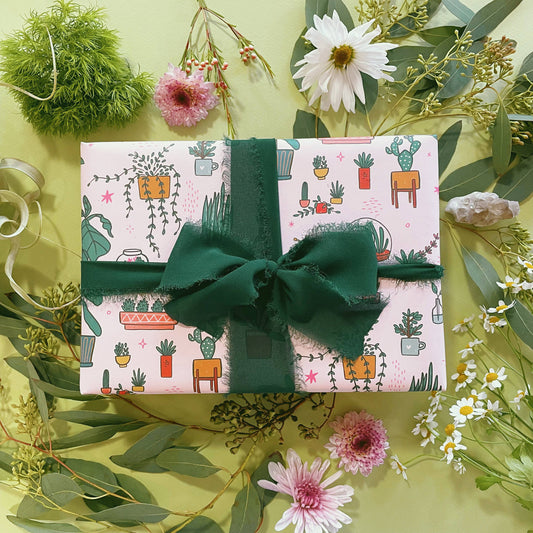 House Plants Wrapping Paper
