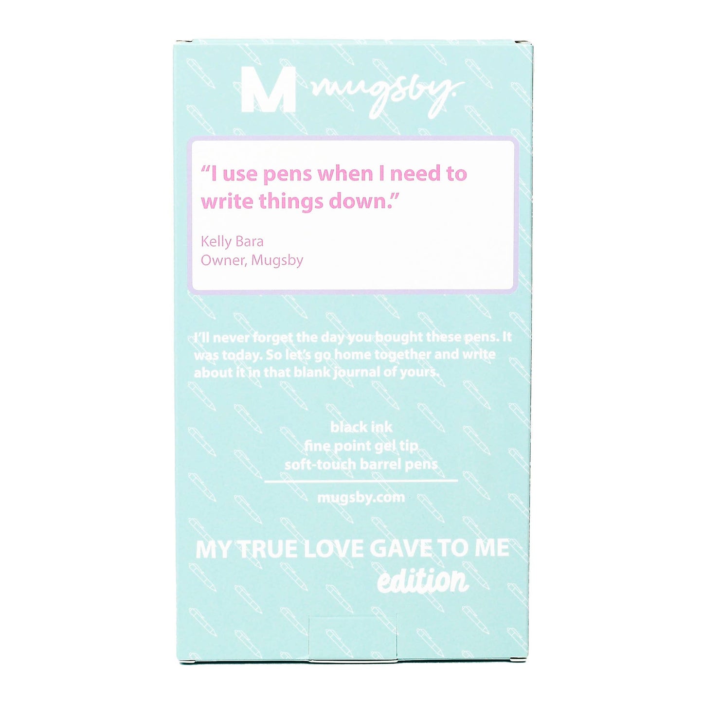 Stocking Stuffers 12 Days of Christmas My True Love Pen Set
