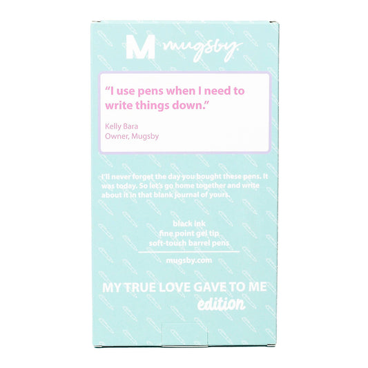 Stocking Stuffers 12 Days of Christmas My True Love Pen Set