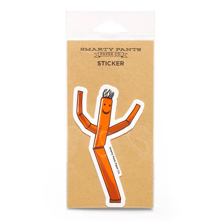 Wacky Waving Man Sticker