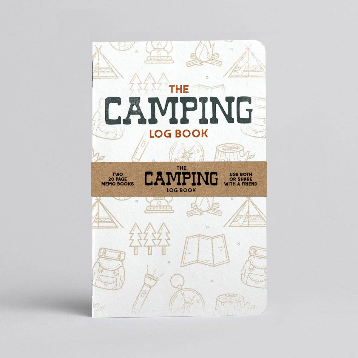 Camping Log Book - Two 20-pg books - Log Camping Adventures