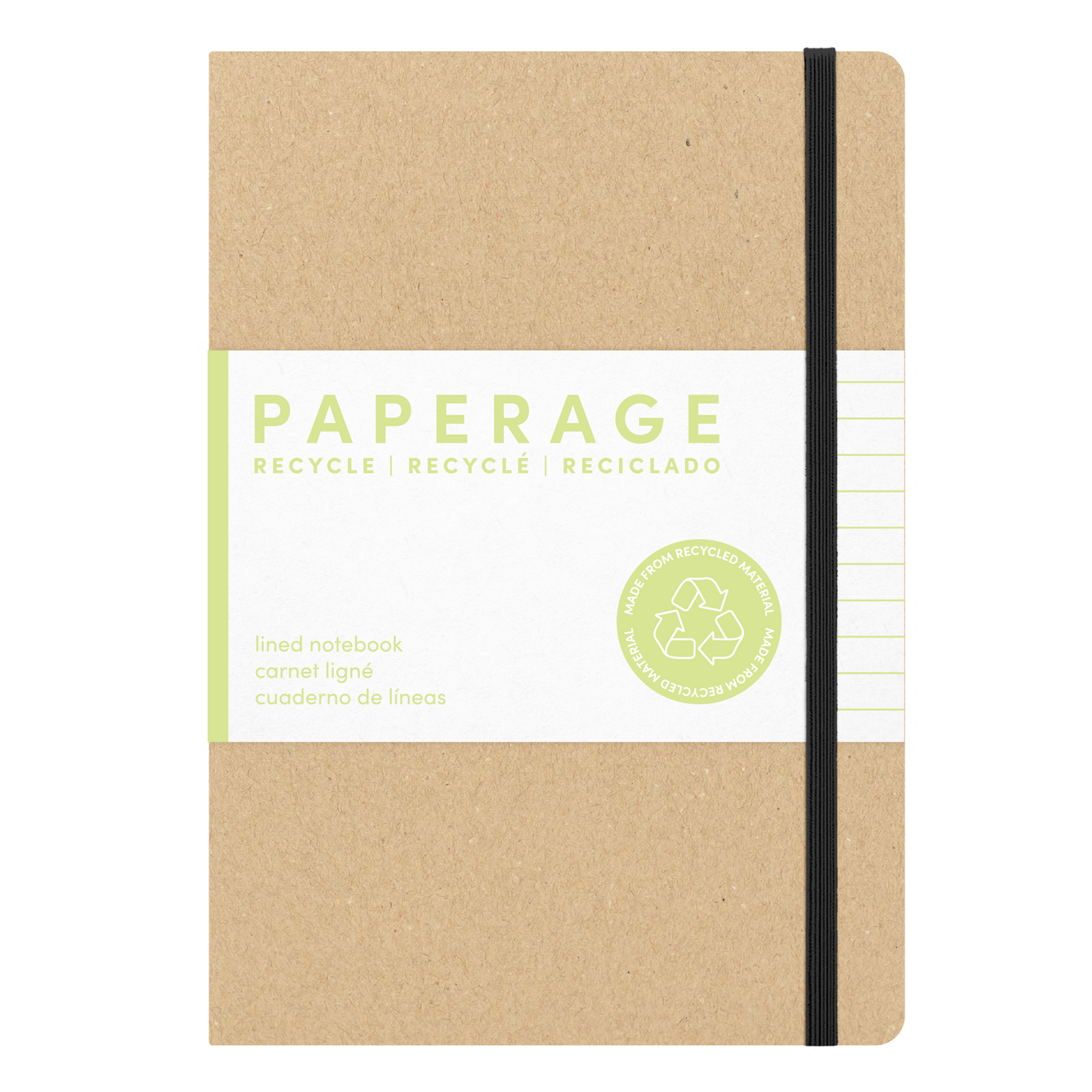 Recycled Casebound Lined Journal Notebook