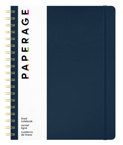 Large B5 Spiral Lined Journal – Available in 6 Colors