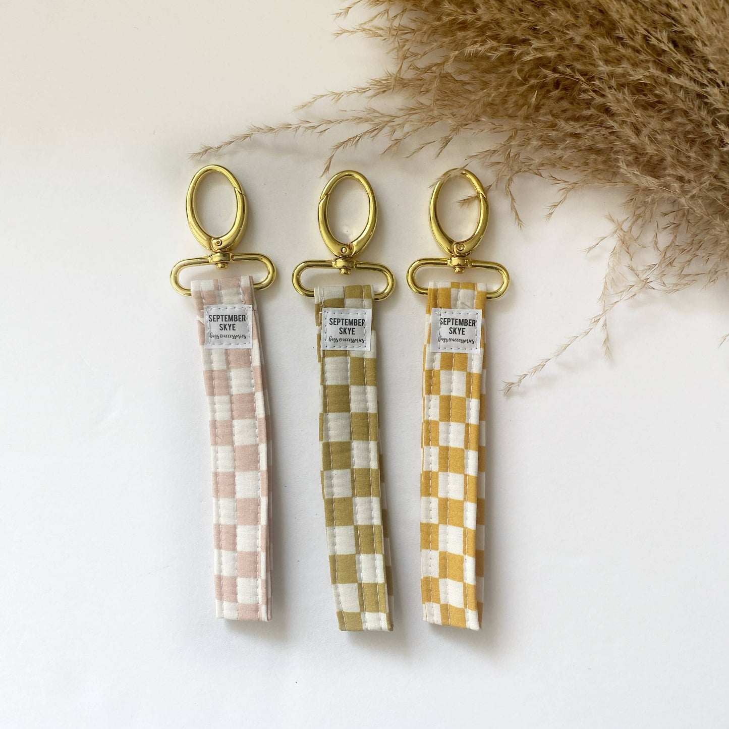 Checkered Key Fob