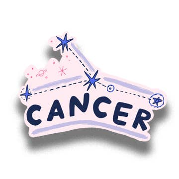 Cancer Vinyl Sticker