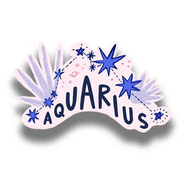 Aquarius Vinyl Sticker