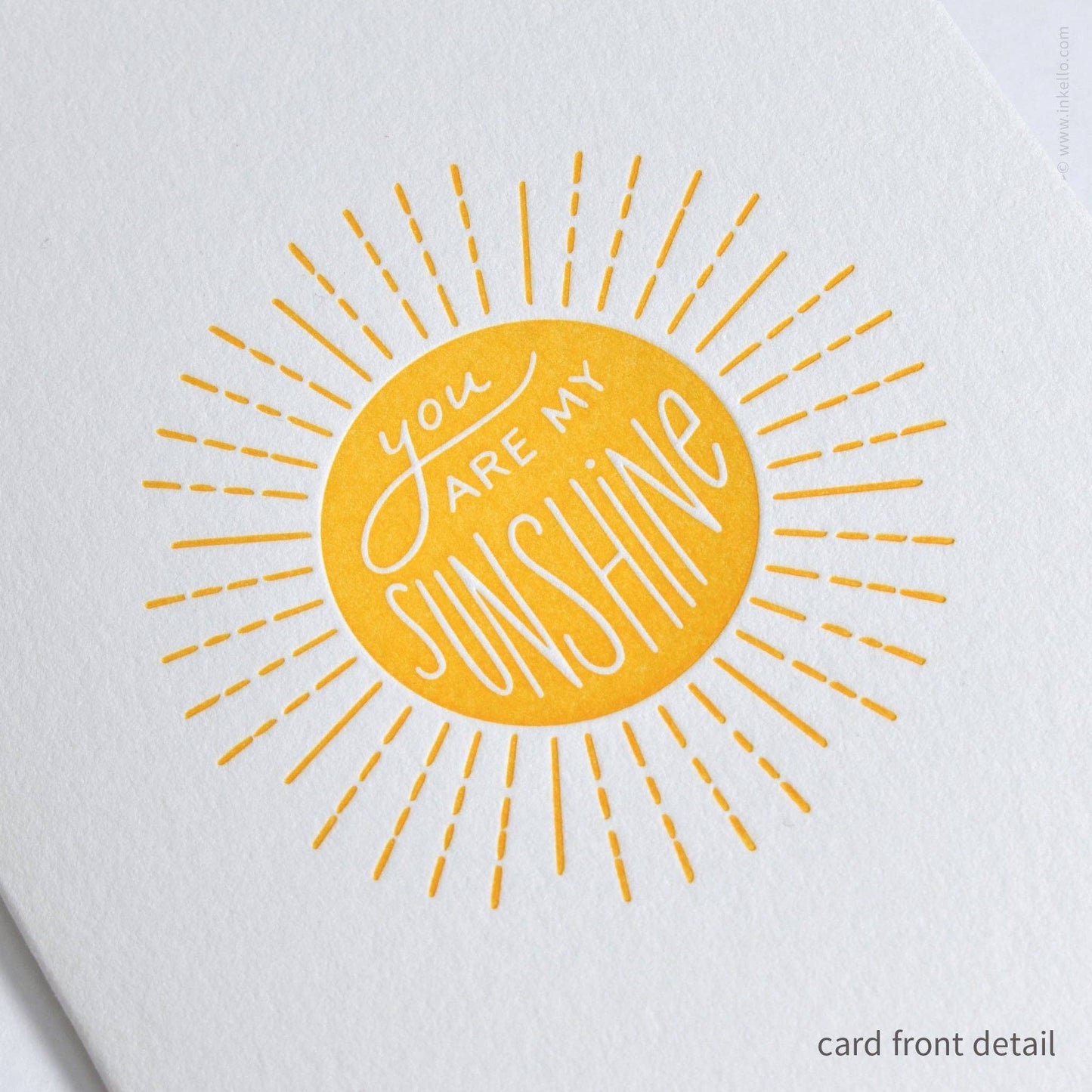 You Are My Sunshine Rectangular Card