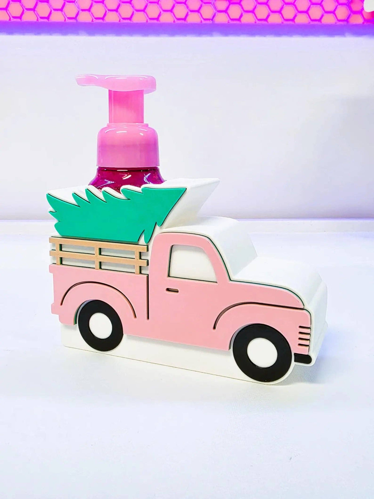 Soap Holder - Pink Truck