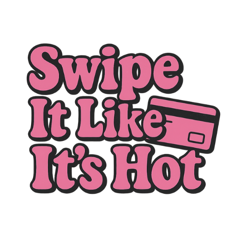 Swipe It Like It's Hot Glitter Sticker