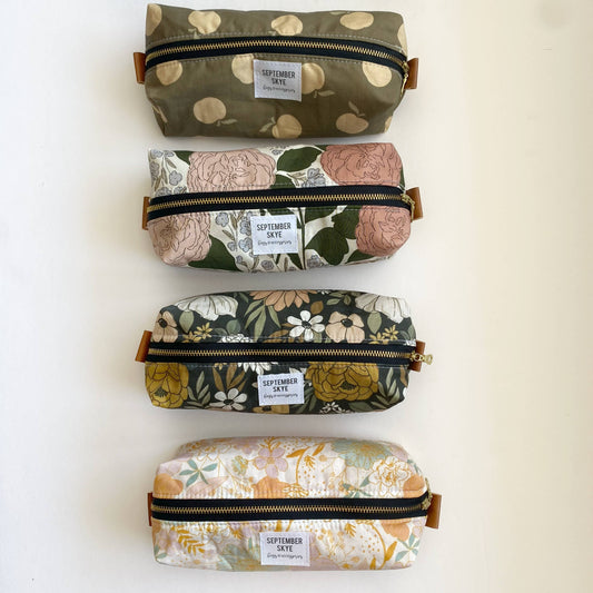 Boxy Pencil Pouch-Spring Reverie