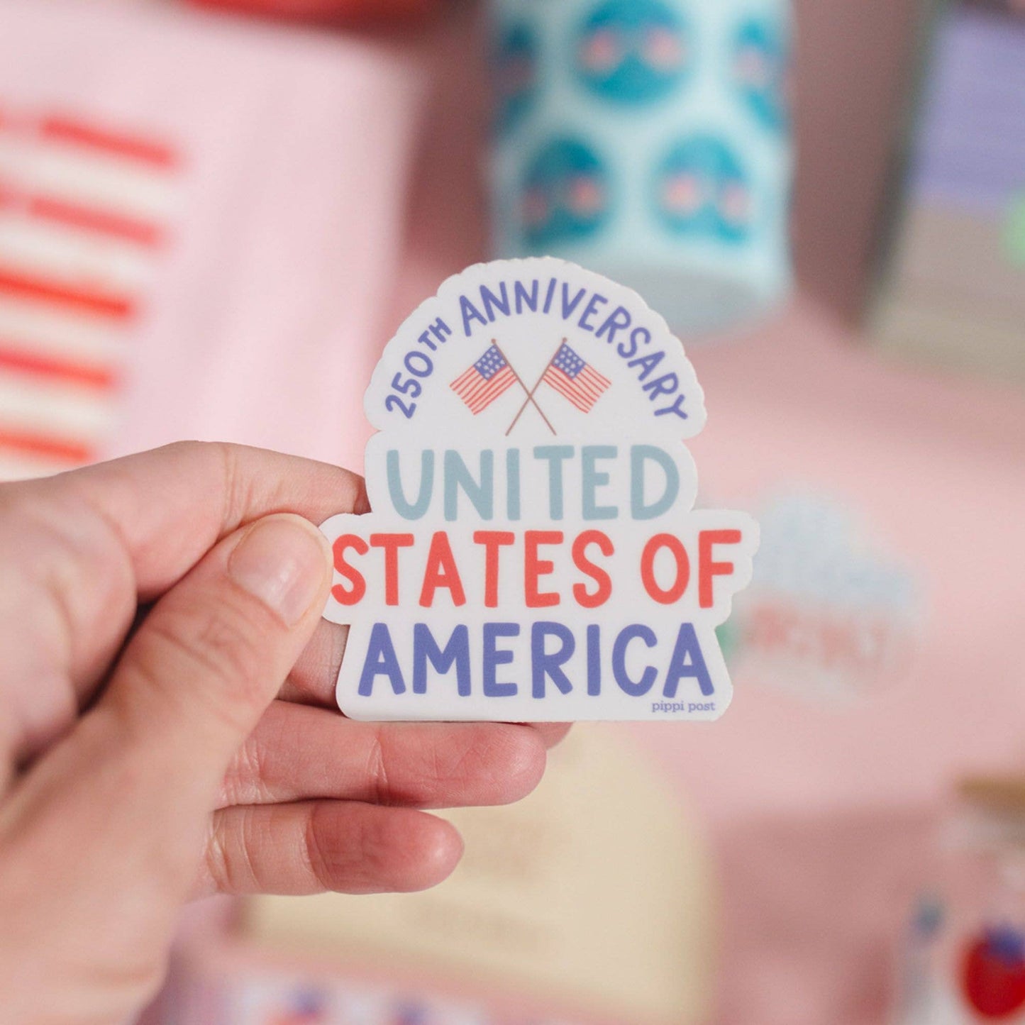 United States of America 250th Anniversary Decal Sticker