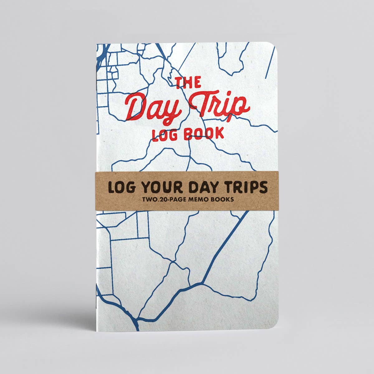 Daytrip Log Book - Two 20-page books Log Road Trip Adventure