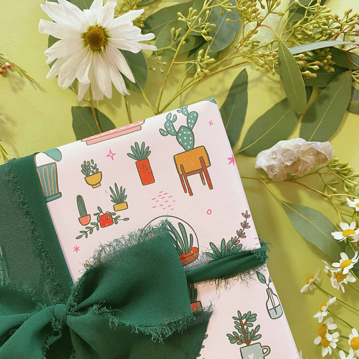 House Plants Wrapping Paper