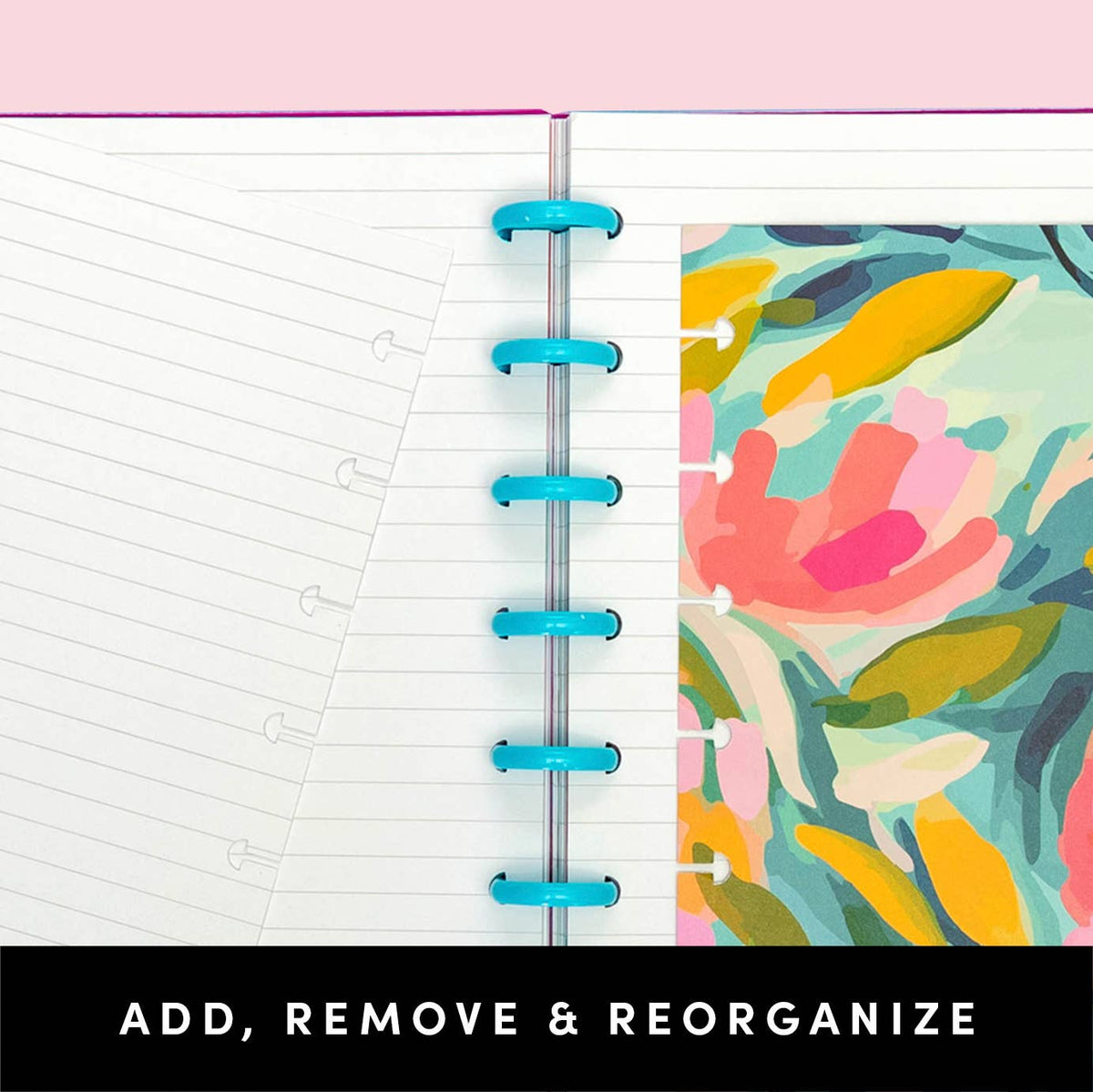 Large Discbound Lined Journal Notebook