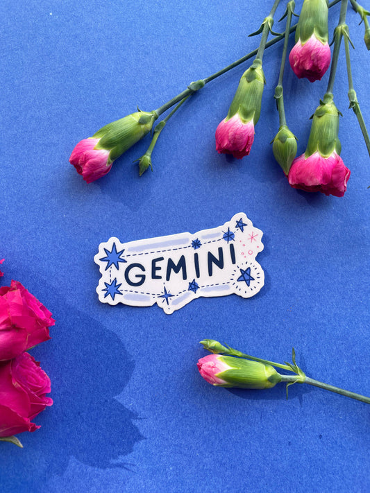 Gemini Vinyl Sticker