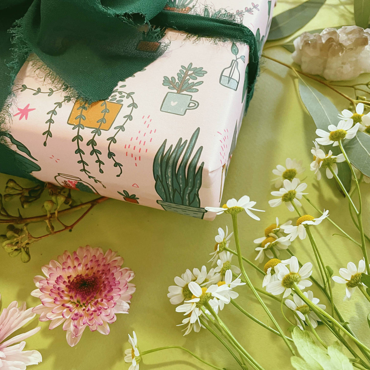 House Plants Wrapping Paper