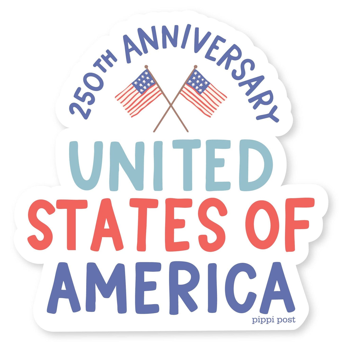United States of America 250th Anniversary Decal Sticker