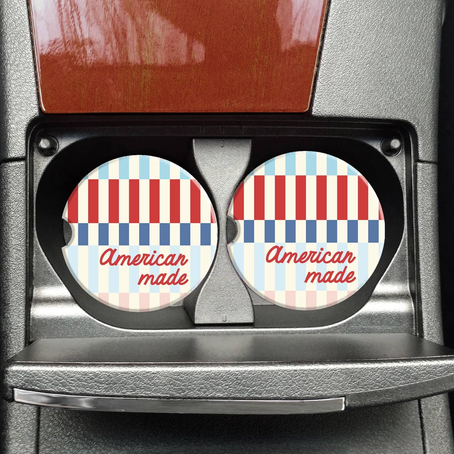 American Made Car Coasters
