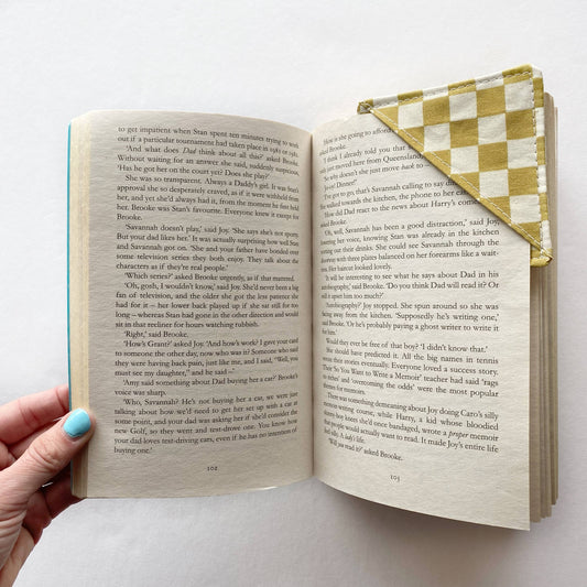 Rust Leaves Corner Bookmark