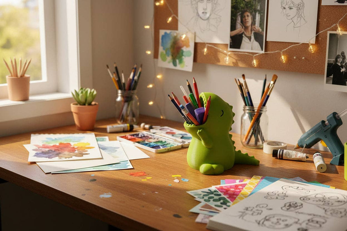 Dino Pen Holder